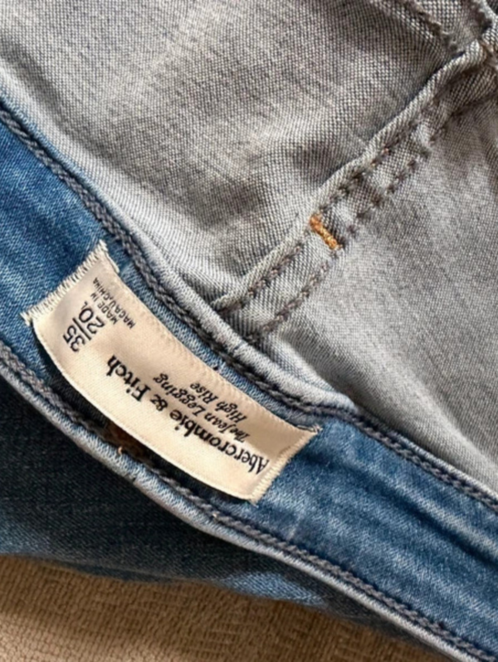 Abercrombie & Fitch Skinny jeans with unfinished edge - Picture 6 of 7